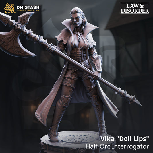 Vika "Doll Lips" - Half-Orc Interrogator