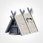 Viking Houses Tabletop Terrain