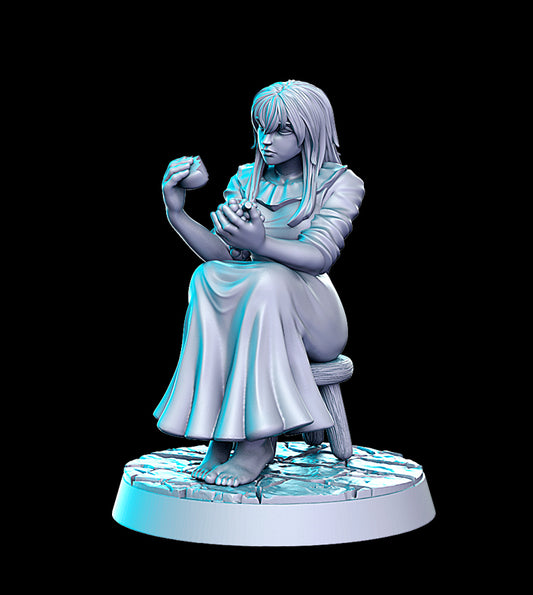 Violett - Sitting Girl