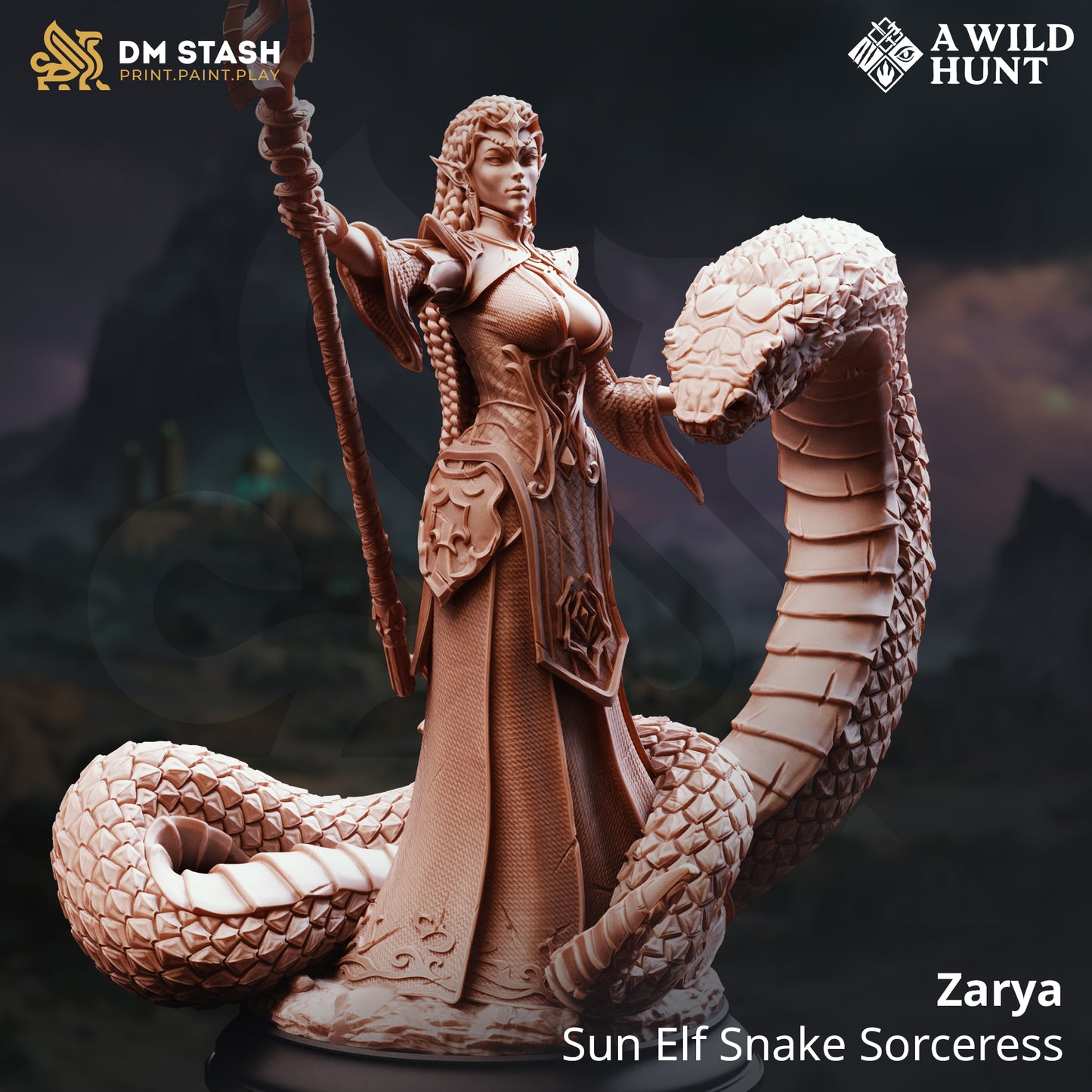 Zarya - Sun Elf Snake Sorceress