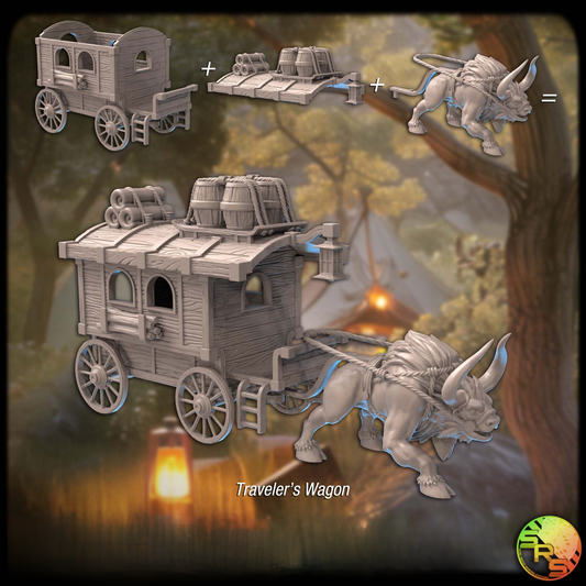 Camp - Traveler's Wagon and Beast