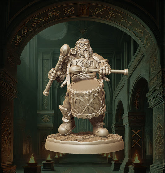 Dwarf Cleaver Drummer