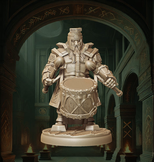 Dwarf Defender Drummer