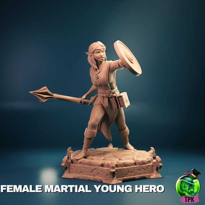 Female Martial Young Hero