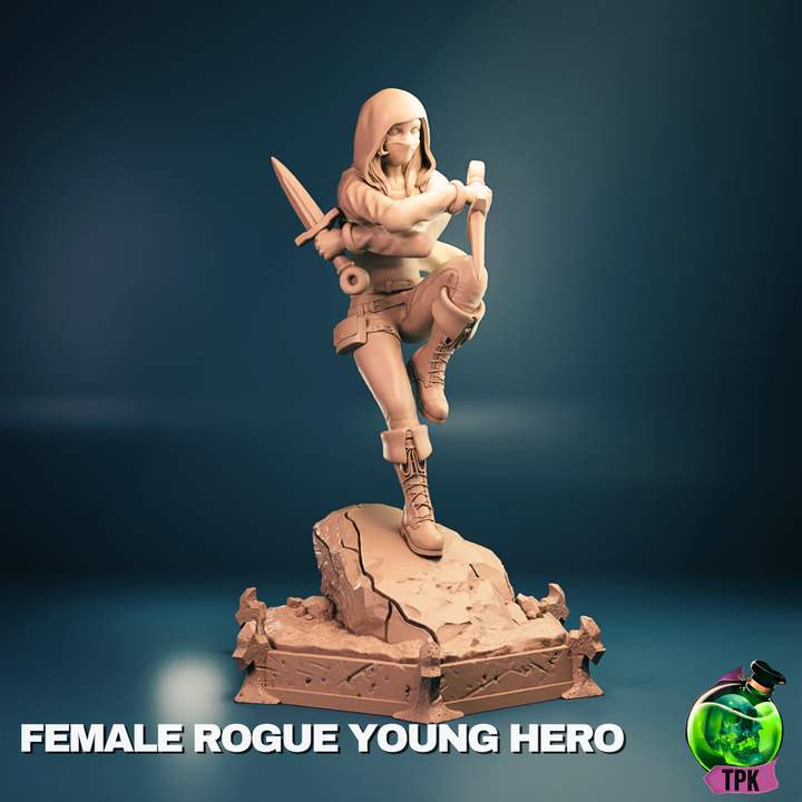 Female Rogue Young Hero