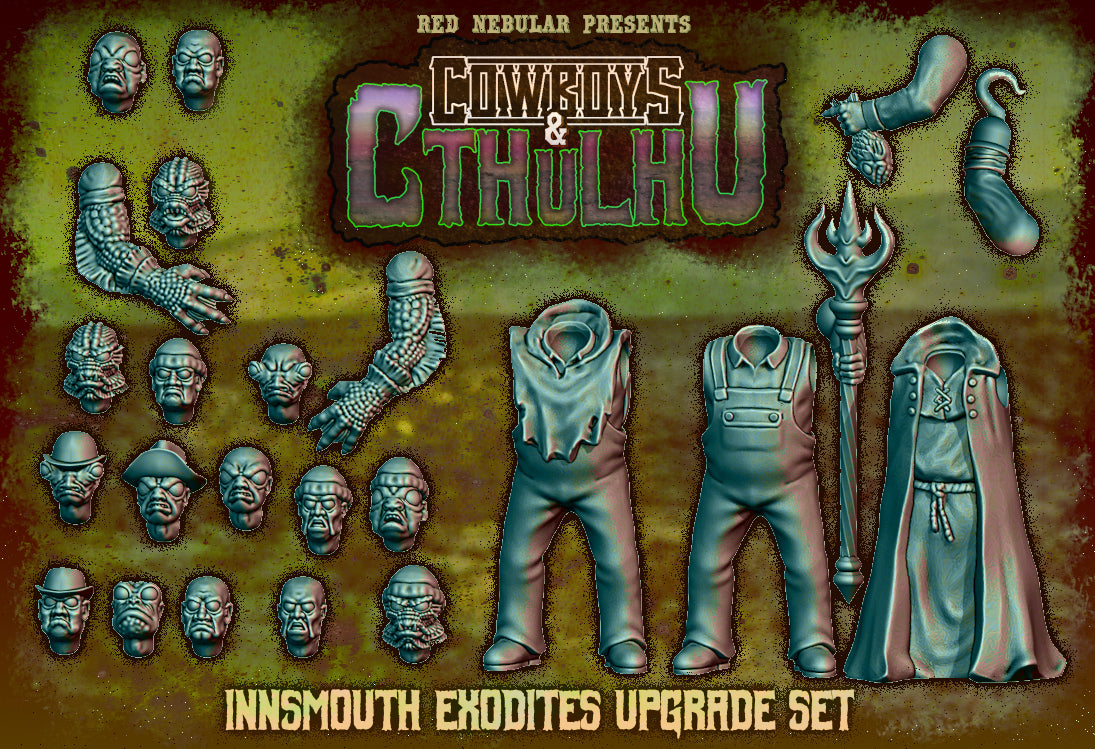 Cowboys & Cthulhu - Innsmouth Exodite Upgrade Set