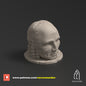 Oregia Alien Sanctum Head Statues