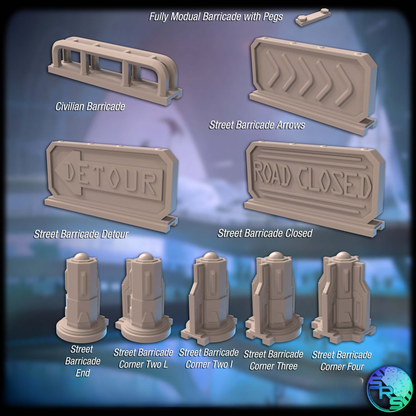 Hyperion Visage Terminal - Modular Barricades Buy 1 barricade get 2 corners free