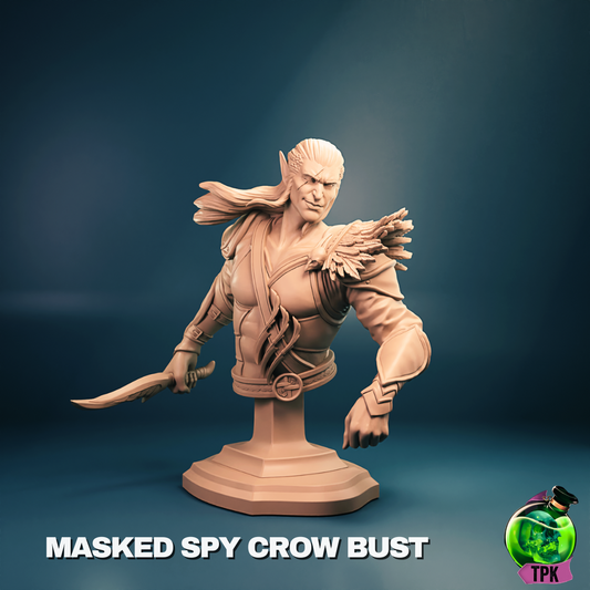 Unmasked Spy Crow Bust